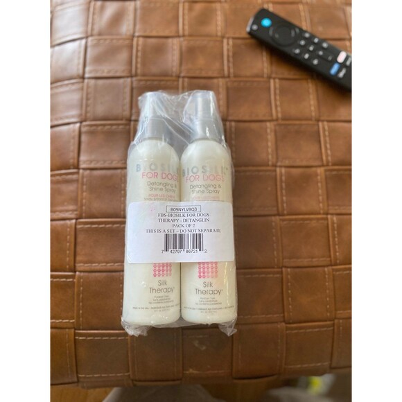 Bio silk for pets silk therapy detangling & shine spray set of two 8 Fl Oz NWT - Picture 10 of 11
